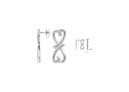 White Gold Plated | Fashion Earrings